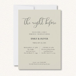 Ostron Snäcka Bröllop Repetitionsinbjudan Inbjudningar