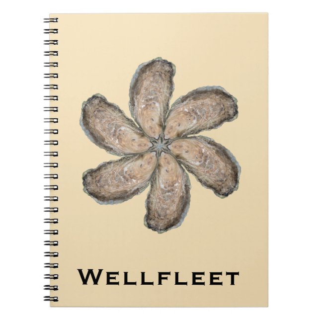 Ostronblommaanteckningsbok - solbränna för design anteckningsbok (Framsidan)
