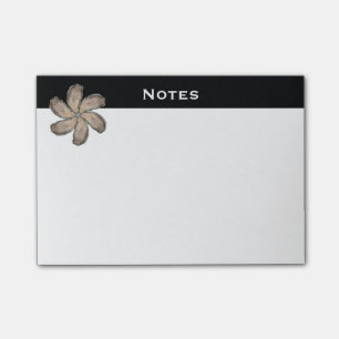 Ostronblomman noterar Posta-Det - design D Post-it Block