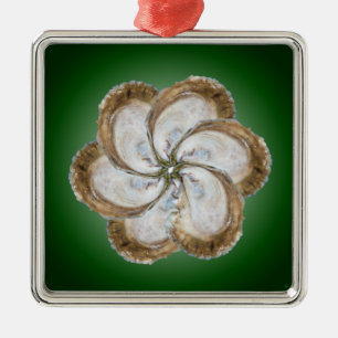 Ostronblommaprydnad - design C Julgransprydnad Metall