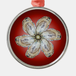 Ostronblommaprydnaden - planlägg A Julgransprydnad Metall