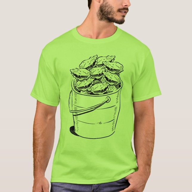 Ostronen ösregnar utslagsplatsen tee shirt (Framsida)