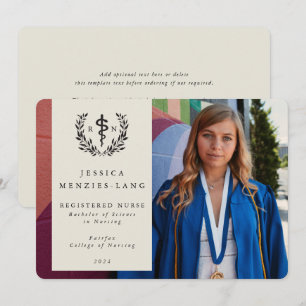 Ostronregistrerad sjuksköterska Asclepius Studente Meddelande