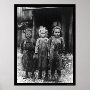 OstronShucker flickor 1910 Poster