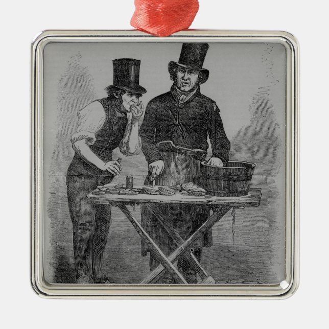 Ostronstallen Julgransprydnad Metall (Framsidan)