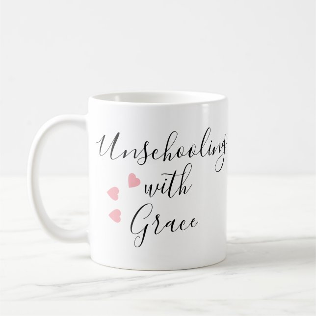 Ostrukturerad undervisning Mamma Grace Hearts Kaffemugg (Vänster)