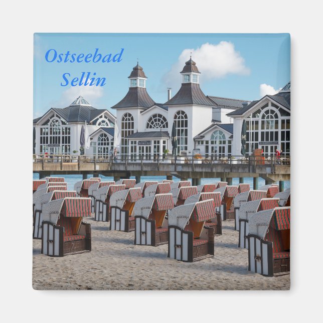 Ostseebad Sellin auf Rügen Magnet (Framsidan)