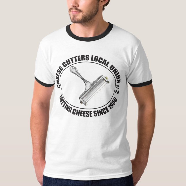 Ostskärares union, bita ost efter 1960 tee shirt (Framsida)