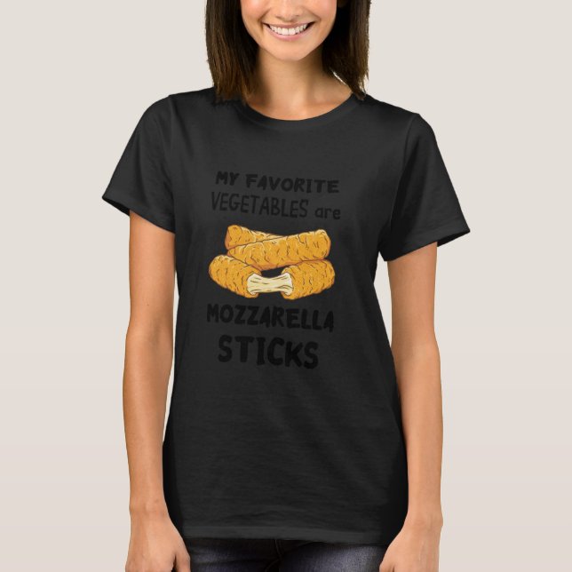 Oststrutar Smält ostpinne Favorit grönsak T Shirt (Framsida)