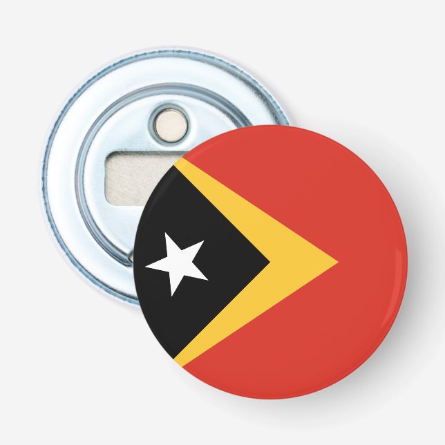 Östtimor Flagga Flasköppnare (Framsidan)