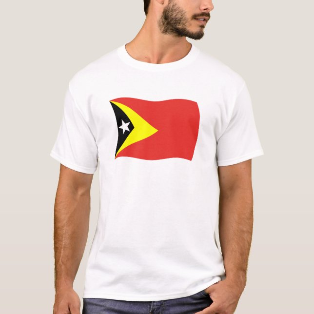 Östtimor Flagga Tröja (Framsida)