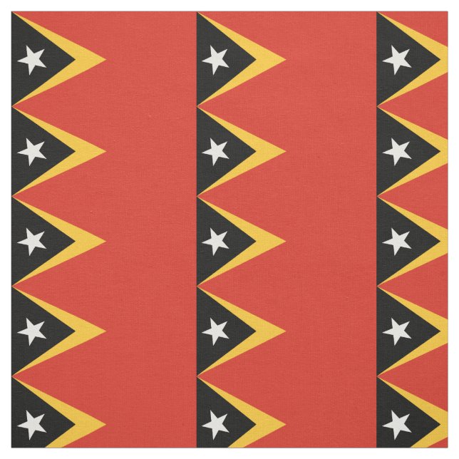 Östtimor Flagga Tyg (Provkarta)