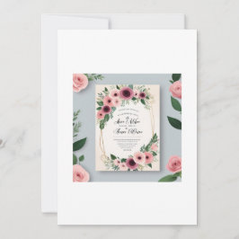 Östtimor Kärlek: en bröllopsinbjudan Inbjudningar