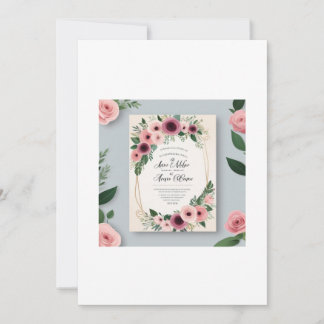 Östtimor Kärlek: en bröllopsinbjudan Inbjudningar