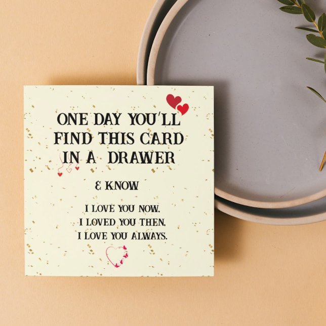 Östtimor Kärlek: ett nyckelkort för varje Tillfäll Kort (Timeless Love Keepsake Card – Romantic Anniversary Card)