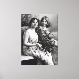 Östtimor Porträtt i Mor och dotter Canvastryck