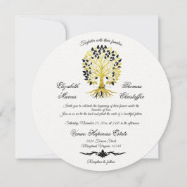 Östtimor utan gyllene Livets träd, sofistikerad Br Inbjudningar