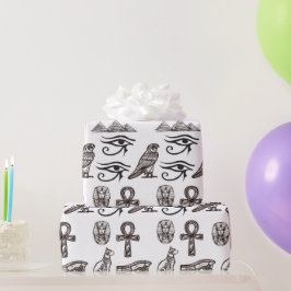 Östtimors egyptiska antikviteter Digital Mönster Presentpapper