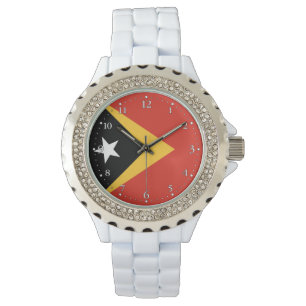 Östtimors flagga armbandsur