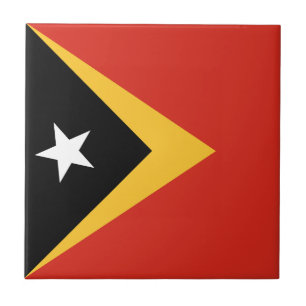 Östtimors flagga kakelplatta