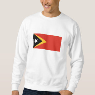 Östtimors flagga lång ärmad tröja