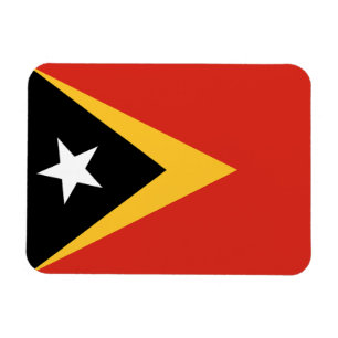 Östtimors flagga magnet