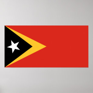 Östtimors flagga poster