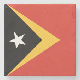 Östtimors flagga stenunderlägg
