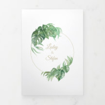 Ostväxt Trifold Brevfold Inbjudan