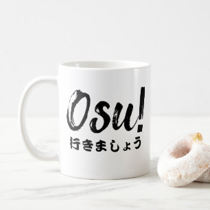 Osu! Låt oss Gå vit Anpassningsbar Kaffemugg