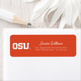 OSU RETURADRESS ETIKETT
