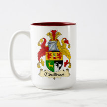 O'Sullivan Familjevapen Tvåtons Kaffe Mugg