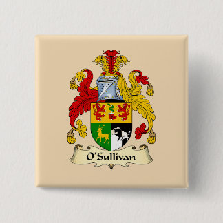 O'Sullivan Family Coat of Arms Button  Knapp