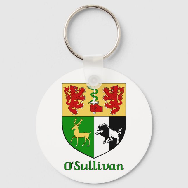 O'Sullivan Family Shield Keychain Nyckelring (Framsida)