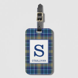 O'Sullivan Tartan Bright Blue Play Mönster Bagagebricka