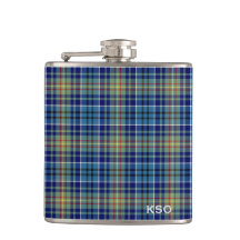 O'Sullivan Tartan Monogram Blue and Grönt Play