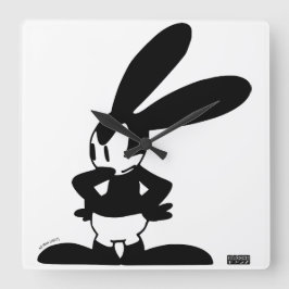 Oswald - Angry (All Wet, 1927) Fyrkantig Klocka