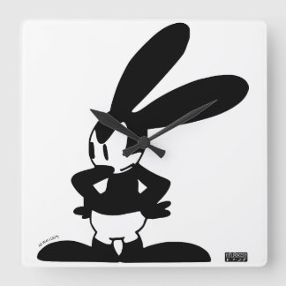 Oswald - Angry (All Wet, 1927) Fyrkantig Klocka