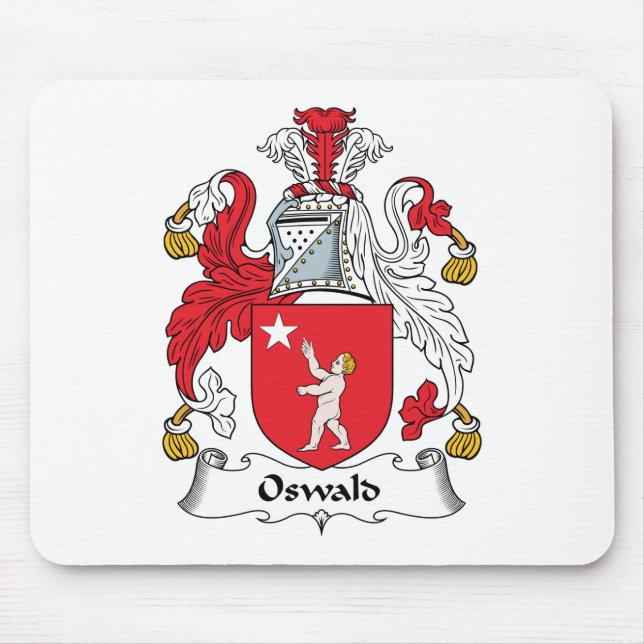 Oswald familjvapensköld musmatta (Framsidan)