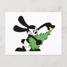 Oswald the Lucky Rabbit Julgran Helg Vykort
