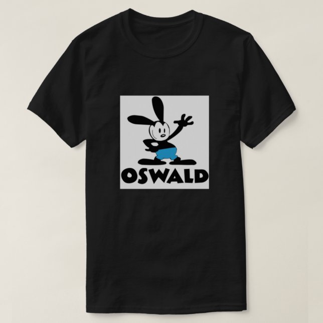 Oswald the Lucky Rabbit Tri-blend T Shirt (Design framsida)