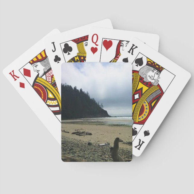 Oswald Väster State Park, Oregon Kusten Casinokort (Baksidan)