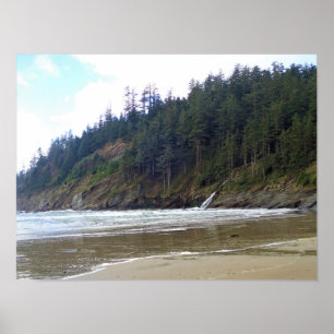 Oswald Väster State Park, Oregon Kusten Poster