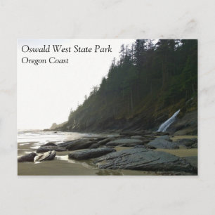 Oswald Väster State Park, Oregon Kusten Vykort