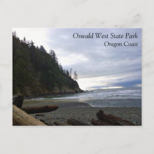 Oswald Väster State Park, Oregon Kusten Vykort