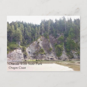 Oswald Väster State Park, Oregon Kusten Vykort