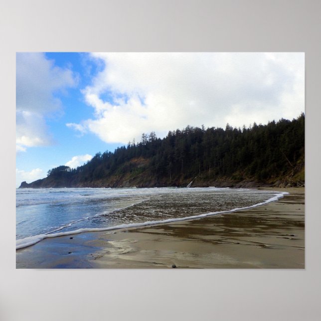 Oswald West State Park, Oregon-kusten Poster (Framsidan)
