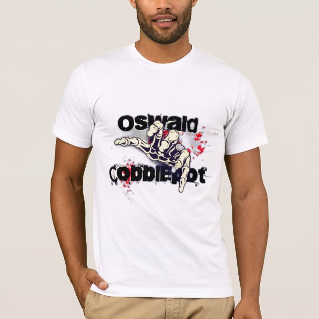 Oswalt Cobblepot | skräck | Scary | Spooky T Shirt (Framsida)