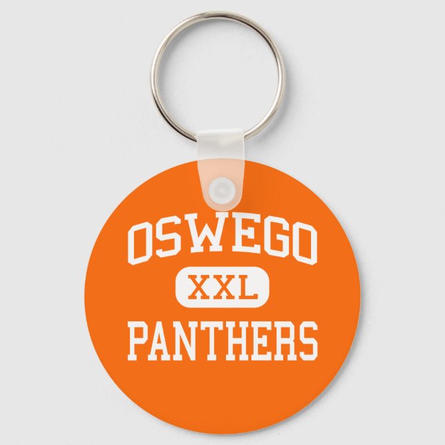 Oswego - Panthers - High School - Oswego Illinois Nyckelring (Framsida)