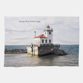 Oswego Väster Pierhead Light kökshandduk
